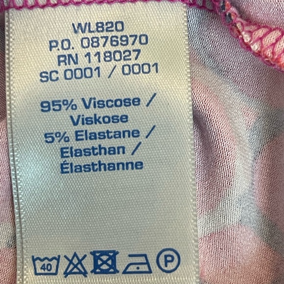 Boden Soft Jersey Multicolor Dress w/Scoop Neckline & 3/4 Length Sleeve, Size 8 - Picture 8 of 8